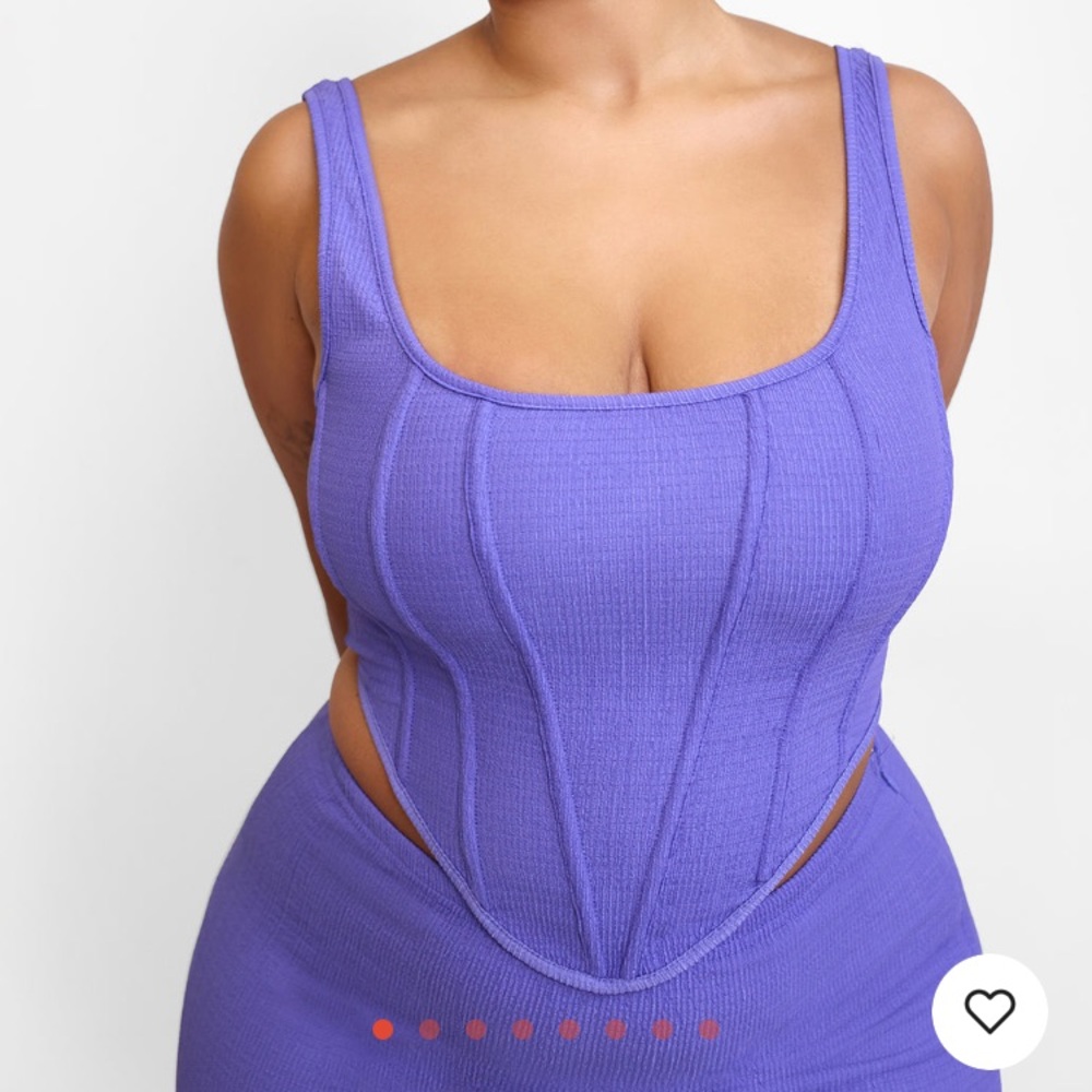 Light Purple Corset Top, NWOT